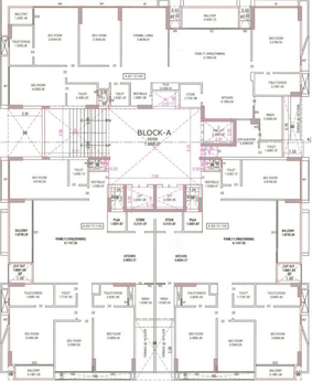 Floor Plan of Unique Skydeck 36 in Kudasan, Gandhinagar - Image 63480