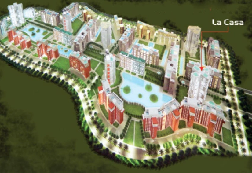 Master Plan of Adwik La Casa in Crossings Republik, Ghaziabad - Image 62385