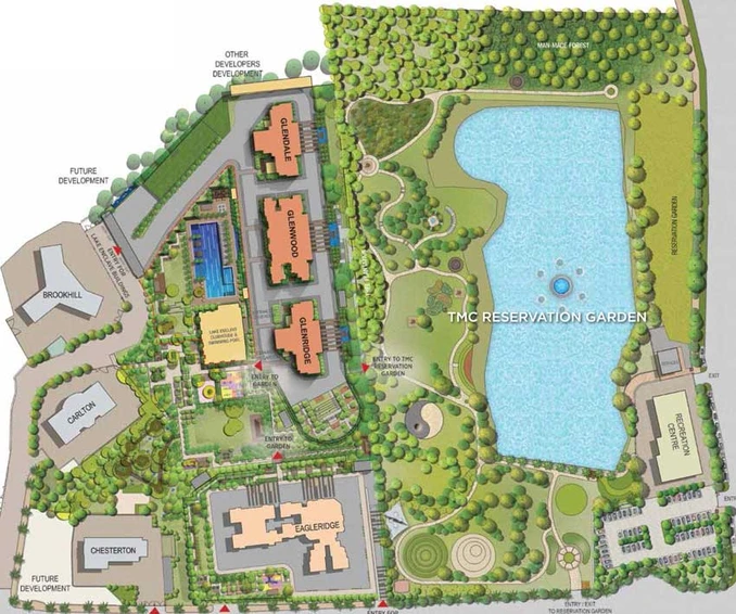Master Plan of Hiranandani Lake Enclave in Hiranandani Estate, Thane - Image 18901