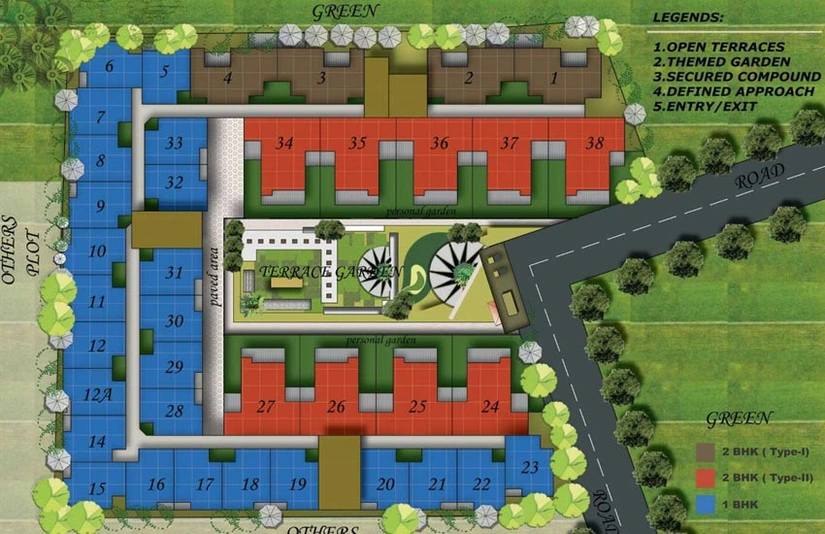 Master Plan of AKVS Surya Heights in NH 24, Ghaziabad - Image 61715