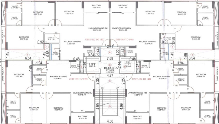 Floor Plan of Hari Anutham in Randheja, Gandhinagar - Image 64690