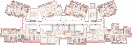 Floor Plan of DSS Mahavir Spring in Pokhran, Thane - Image 121879