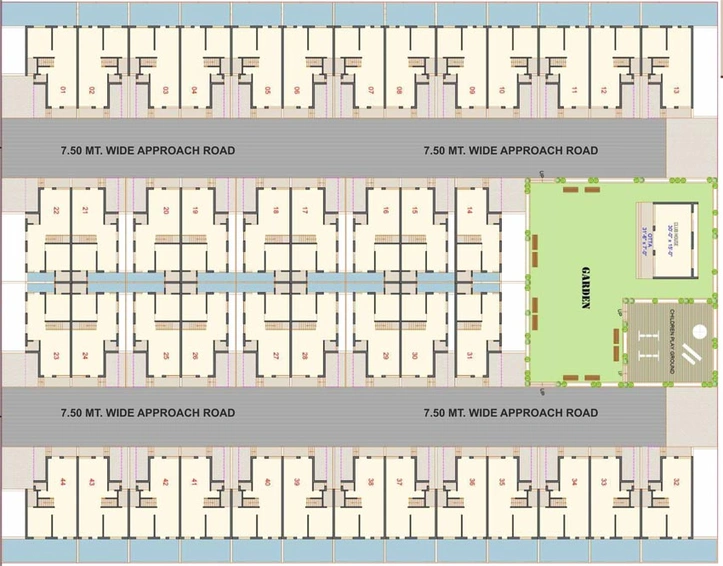 Master Plan of Parmeshwar Shivalay Gold in Dahegam, Gandhinagar - Image 64983