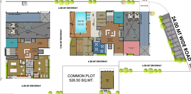 Master Plan of MK The Palladia in Sargasan, Gandhinagar - Image 64379