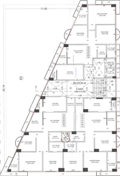 Floor Plan of Tilak Prime in Pethapur, Gandhinagar - Image 64608