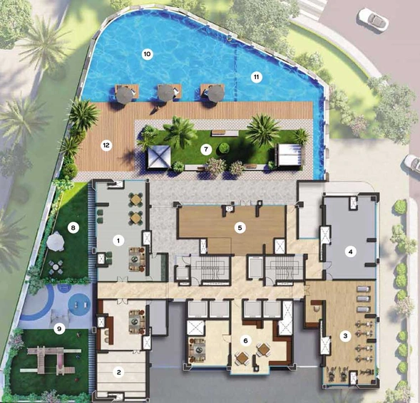 Master Plan of Runwal Zenith in Balkum Naka, Thane - Image 122148