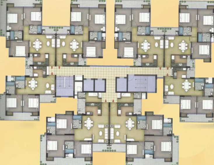Floor Plan of Victory Gold 24 in NH 24, Ghaziabad - Image 62500