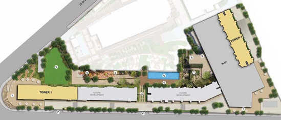 Master Plan of Lodha Crown Kolshet in Kolshet Road, Thane - Image 122831