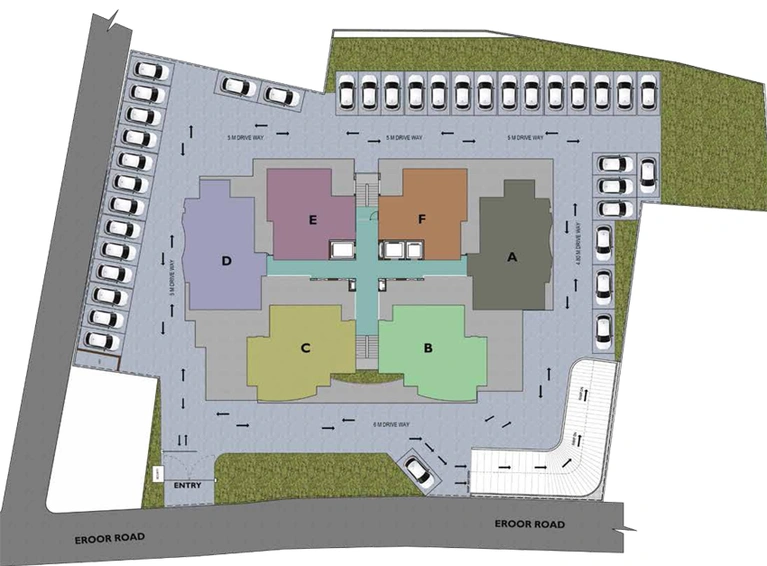 Master Plan of Veegaland Kings Fort in Vyttila, Kochi - Image 62218