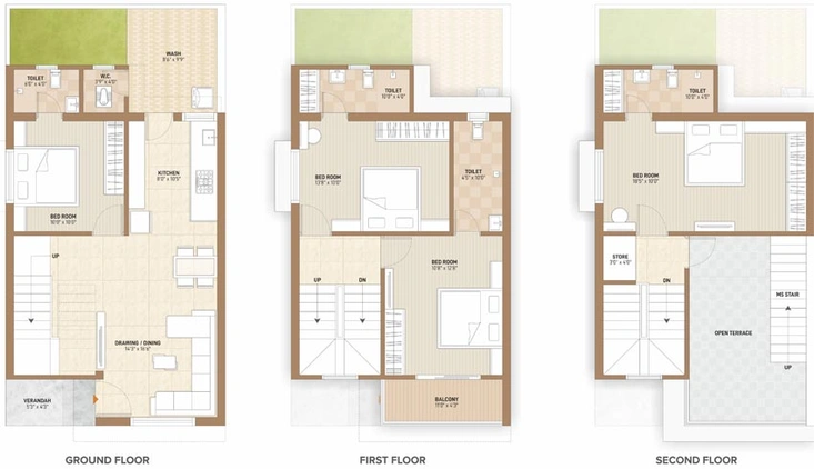 4 BHK House/Villa in Ahad Anaya Residency in Vavol, Gandhinagar - Image 549716