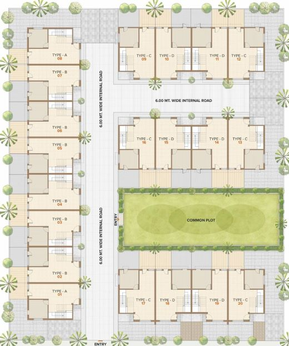 Master Plan of Ahad Anaya Residency in Vavol, Gandhinagar - Image 63887