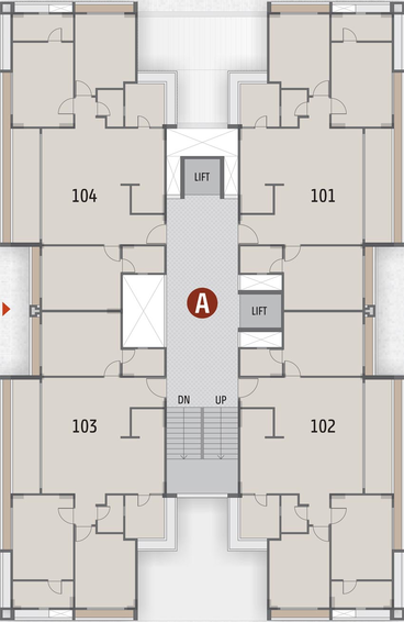 Floor Plan of Lalji MG Dreams in Kalol, Gandhinagar - Image 63393