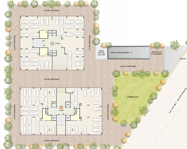 Master Plan of Aum Pramukh Om in Kudasan, Gandhinagar - Image 63472