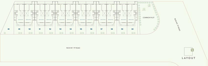 Master Plan of Radhe Residency Phase 2 in Kudasan, Gandhinagar - Image 63462