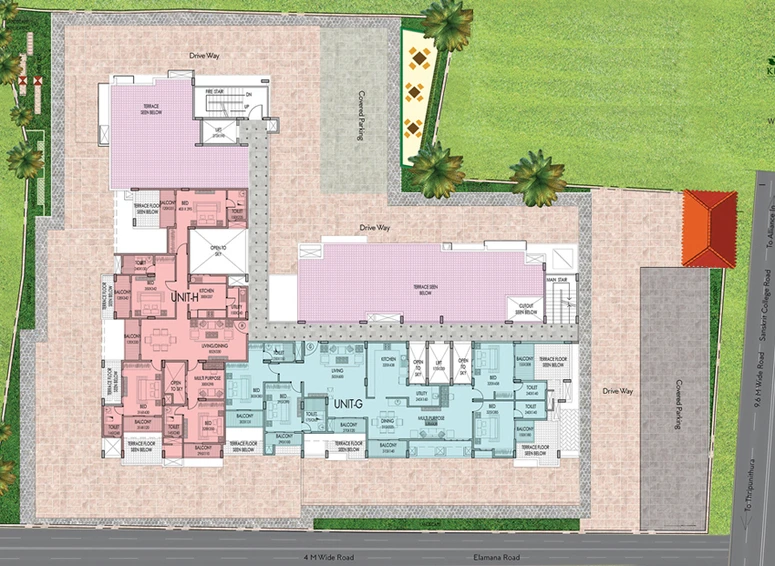 Master Plan of Anta Kings Place in Thrippunithura, Kochi - Image 62232