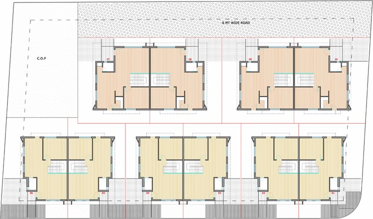 Master Plan of Amba Shagun The Casa in Raysan, Gandhinagar - Image 64632