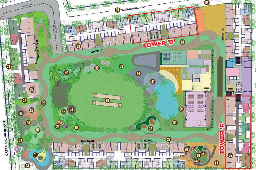 Master Plan of Runwal Enchanted in Kolshet Road, Thane - Image 121942