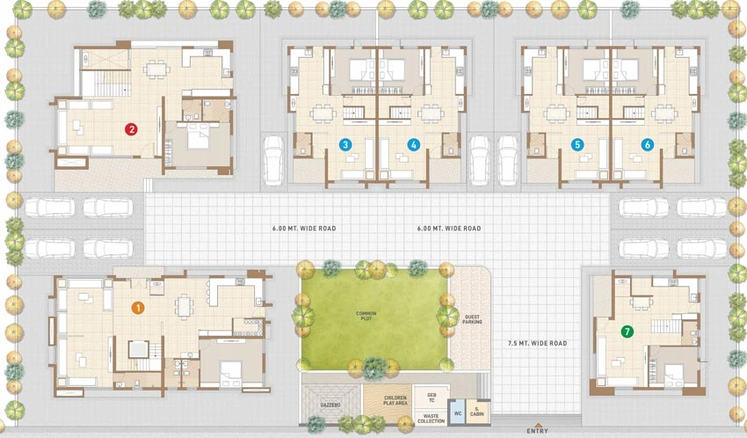 Master Plan of Shree Ratna in Raysan, Gandhinagar - Image 64479