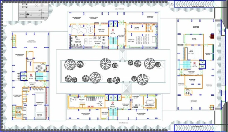 Master Plan of Abhishek Shreedhar Shrine in Koba, Gandhinagar - Image 64844