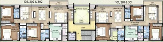 Floor Plan of SS Ayaana in Thiruvanmiyur, Chennai - Image 62043