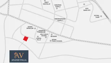 Location of Shiv Anand Villa - Image 63329
