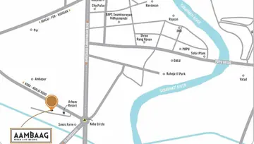 Location of Shreenath Aam Baag - Image 64872