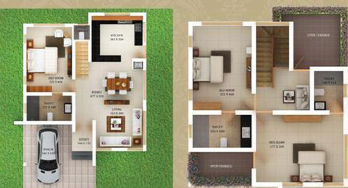3 BHK House/Villa in Tulsi Queens Mead in Edappally, Kochi - Image 544511