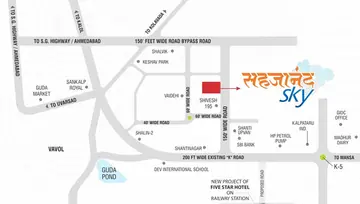 Location of Sahajanand Sky - Image 64012
