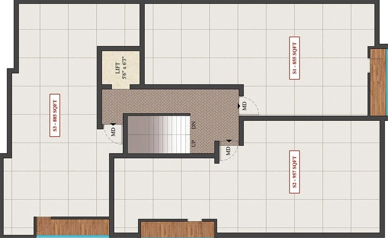Floor Plan of ATH Bright in Tambaram, Chennai - Image 62359