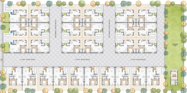 Master Plan of Keshvan Bungalows in Kalol, Gandhinagar - Image 63309