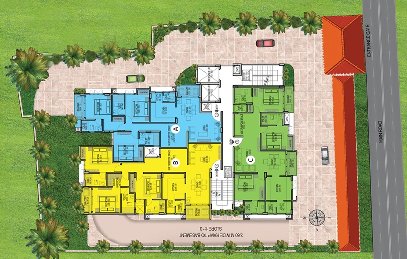 Master Plan of Anta Kannadi Kovilakam in Thrippunithura, Kochi - Image 62658