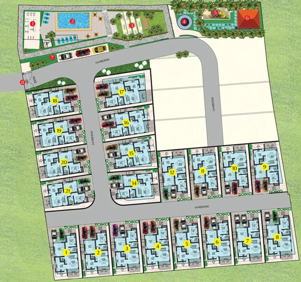 Master Plan of Anta Queens Gardens in Kaloor, Kochi - Image 62647