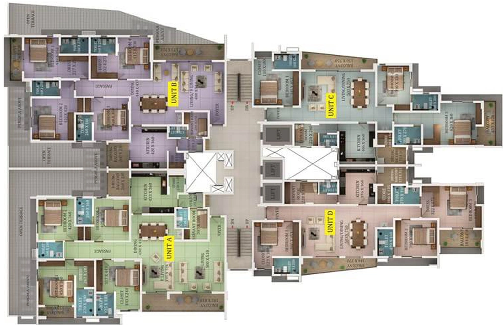 Floor Plan of Noel Sentrum in Ernakulam, Kochi - Image 62702