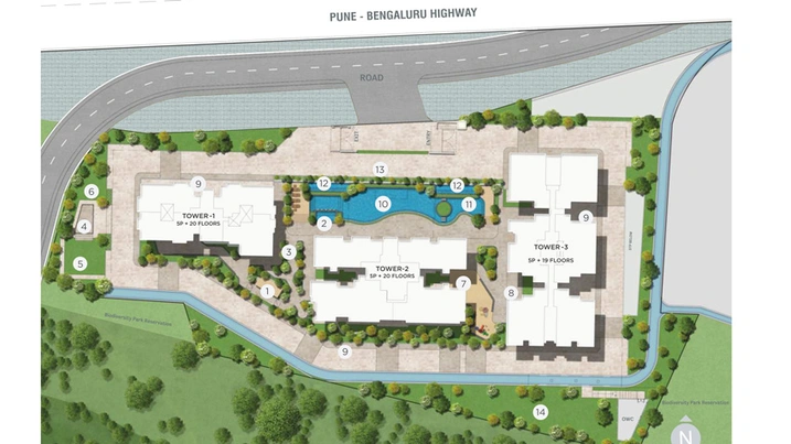 Master Plan of Sobha Nesara in Kothrud, Pune - Image 10126
