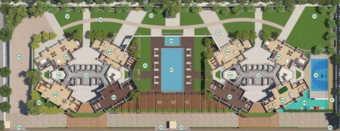 Master Plan of Dynamix Parkwoods in Ghodbunder Road, Thane - Image 19522