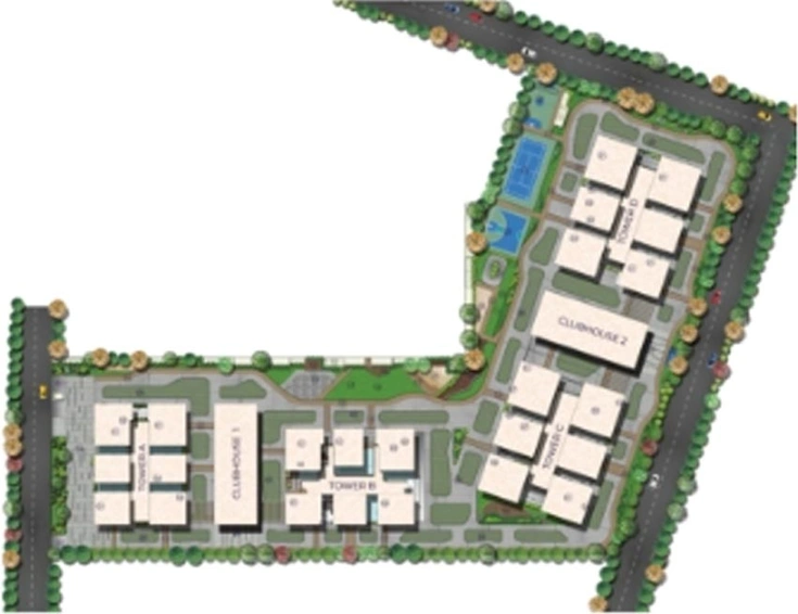 Master Plan of NSL East Luxoria in Uppal, Hyderabad - Image 62716