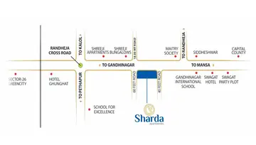 Location of Sharda Apartments - Image 64751