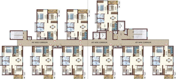 Floor Plan of Ramky Nextown in Isnapur, Hyderabad - Image 62672