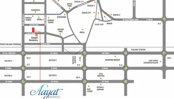Location of Aman Aayat Residency - Image 64021