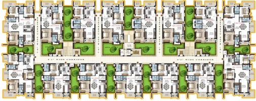Floor Plan of Vaishnavi Houdini in Bandlaguda Jagir, Hyderabad - Image 62736