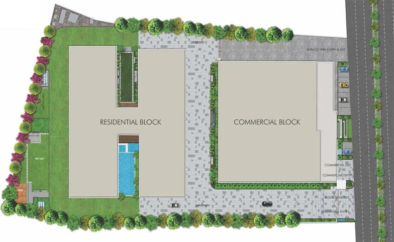 Master Plan of Vamsiram Jyothi Valencia in Banjara Hills, Hyderabad - Image 62753