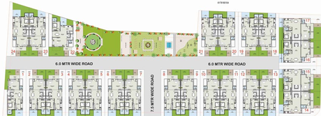 Master Plan of Radhe Vrundavan Villa in Raysan, Gandhinagar - Image 64650