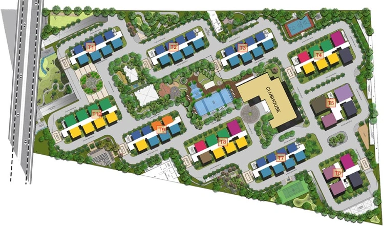 Master Plan of Prestige High Fields in Rajendra Nagar, Hyderabad - Image 62896