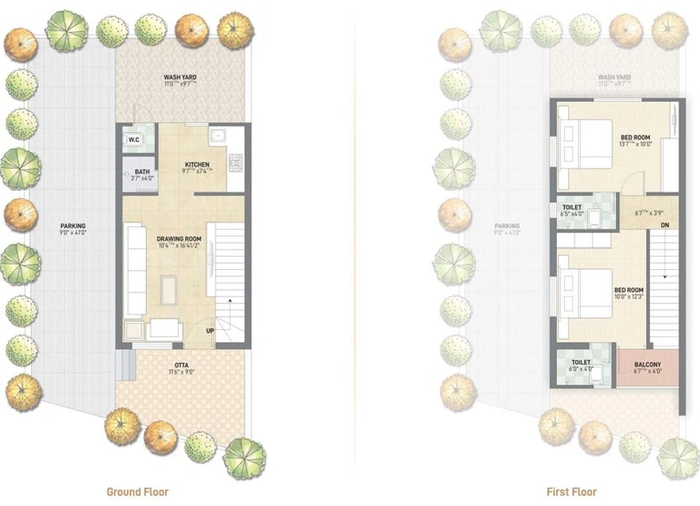 2 BHK House/Villa in Laxmi Park in Kalol, Gandhinagar - Image 548462