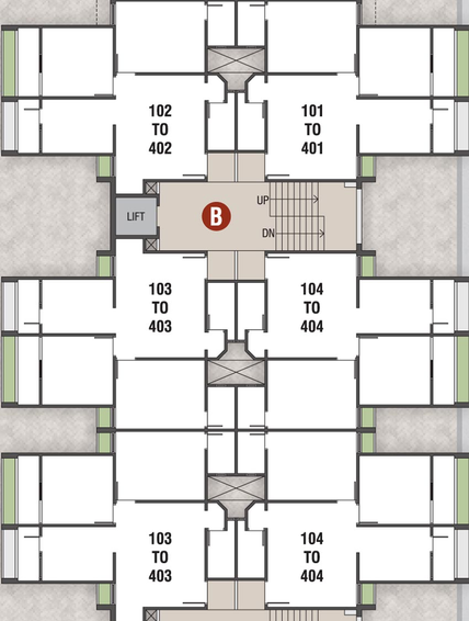 Floor Plan of Shreeji Gold Ratna 2 in Kolavada, Gandhinagar - Image 65847