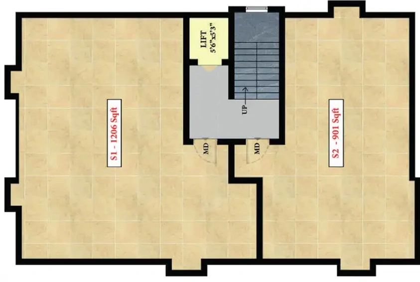 Floor Plan of ATH Royal Topaz in Pammal, Chennai - Image 62883