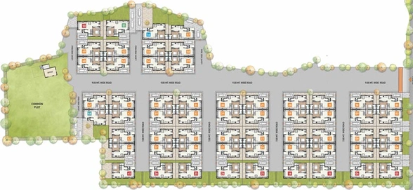 Master Plan of Vitthal Villa in Kalol, Gandhinagar - Image 63287