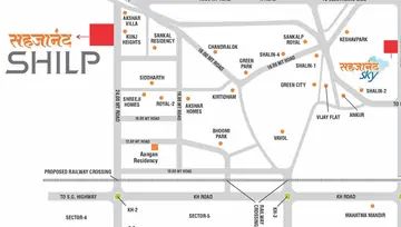 Location of Sahajanand Shilp - Image 63997