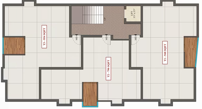 Floor Plan of ATH Moonlight in Pammal, Chennai - Image 62902