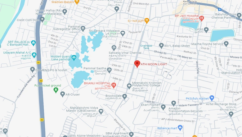 Location of ATH Moonlight in Pammal, Chennai - Image 62901